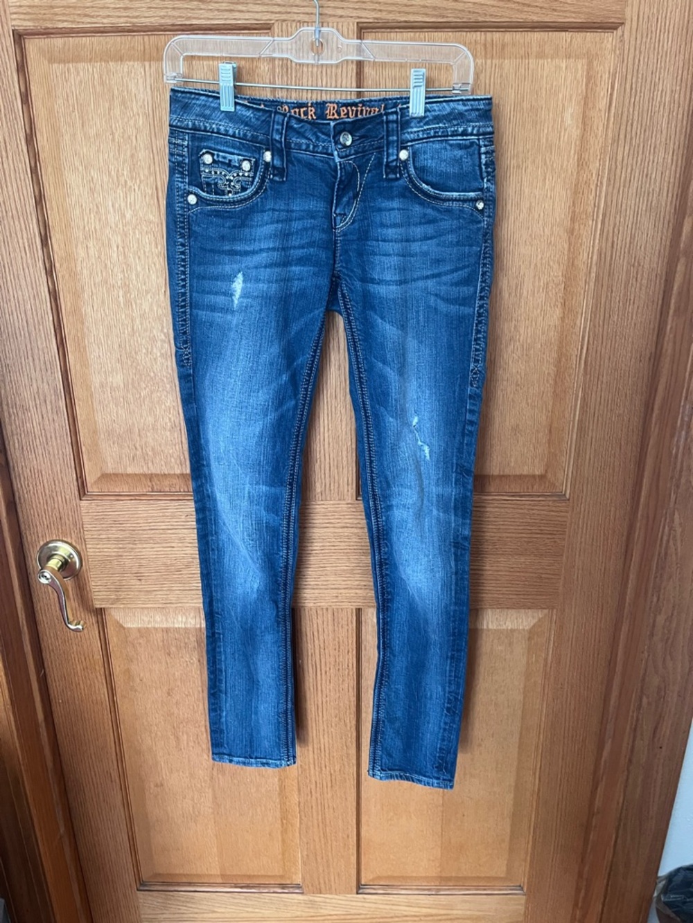 Rock Revival Sora Skinny Jeans with Faded Wash